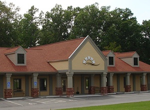 Exterior view of Riverside upper dental office location in Danville